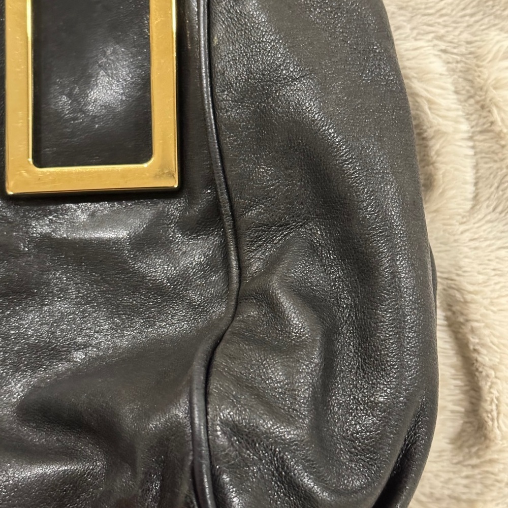 🖤 Authentic Chloé Ethel Black Leather Satchel – Project / Repair - Picture 9 of 16